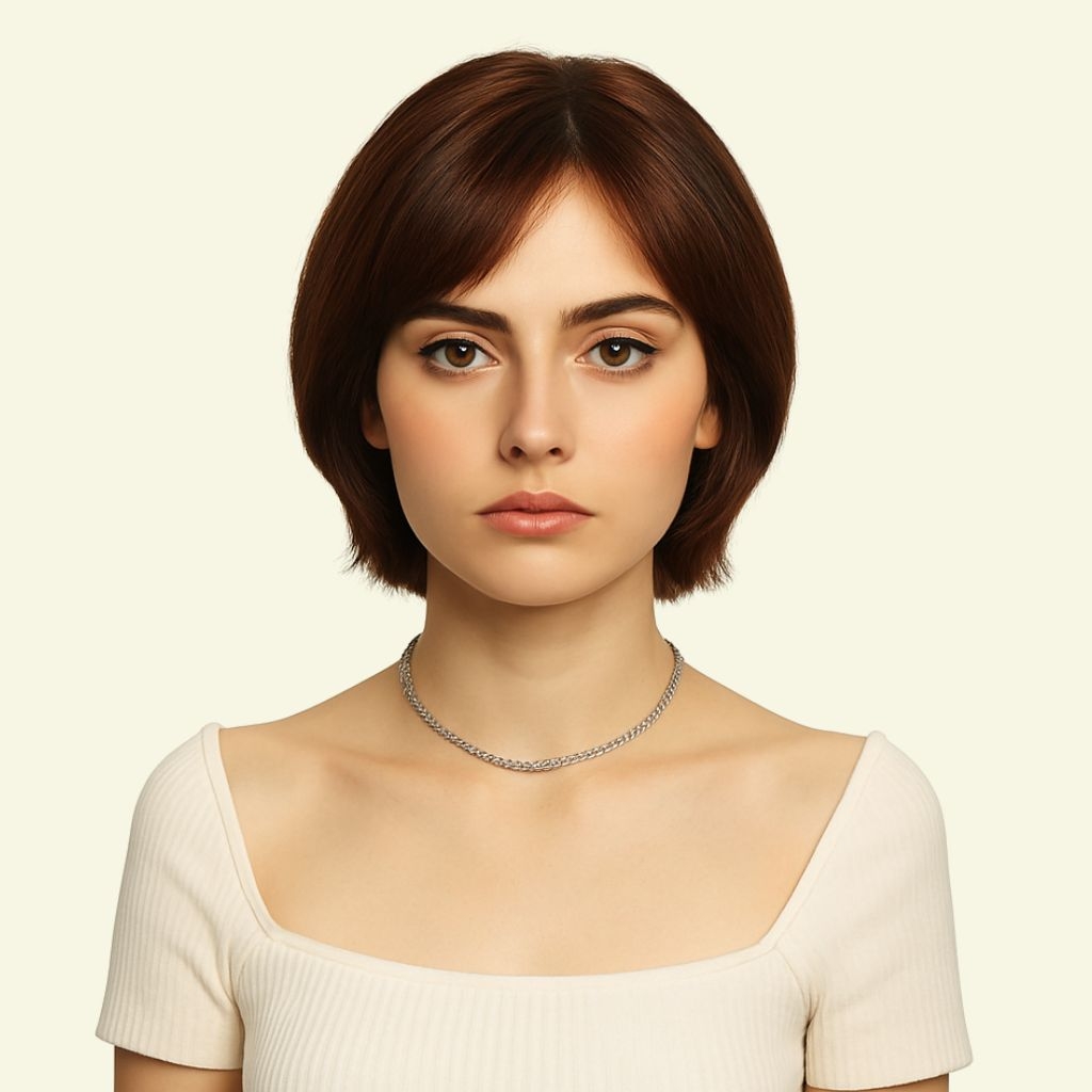 Women’s Full Wig – Short Wavy Pixie Style, Ultra-Thin Skin