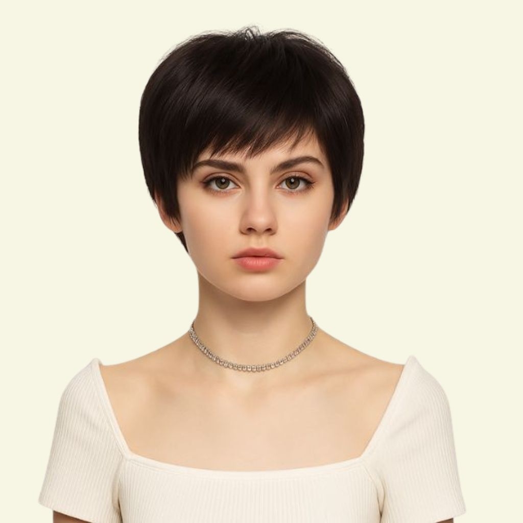Women’s Full Wig – Bob Style, Human Hair, Ultra-Thin Skin