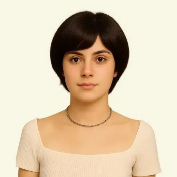 Women’s Full Human Hair Wig – Short Pixie Cut (Mature Style)