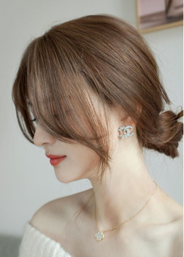 Two Top 3D Bangs Real Hair 30cm Long