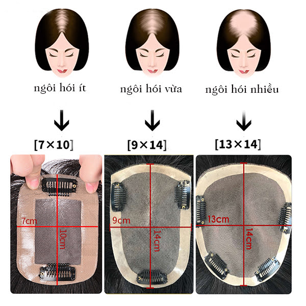 Silver Covered Bald Bangs For Women With Short Hair