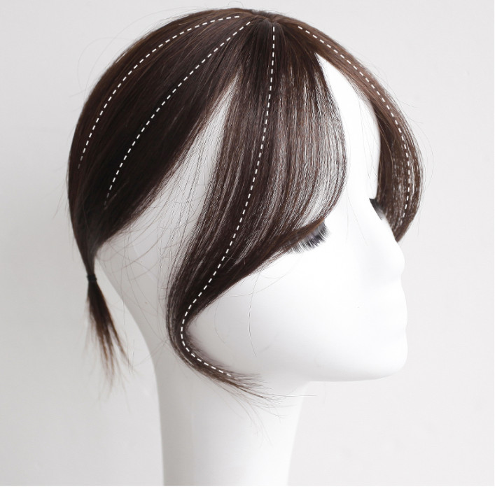 3D Double Sided Real Hair With Top Trimmed Long Parts 30cm Length